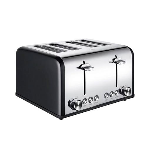 Home Kitchen Appliances 1600 Watt 4 Slice Stainless Steel Pop Up Bread  Toaster