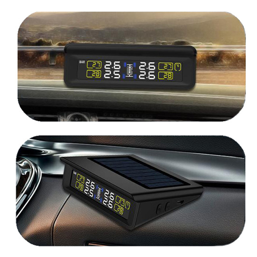 Solar Power Car Tpms With Tire Sensors Tool Com