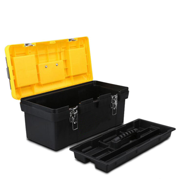 Plastic Cantilever Tool Box with Tray