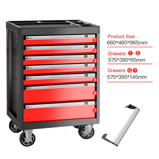 7-Drawer Steel Rolling Tool Cabinet | Tool.com