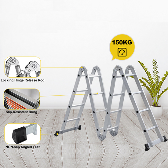 12 ft Aluminium Folding Ladder, Multi-Purpose | Tool.com