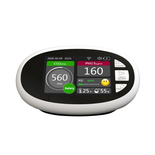 Wifi Air Quality Monitor, CO2/PM2.5/PM10/PM1.0/Temperature/Humidity