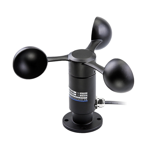 Aluminum 3 Cups Anemometer, Mechanical Wind Speed Meter