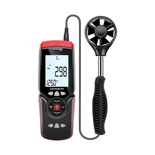 Handheld Vane Anemometer, Digital Wind Speed Meter