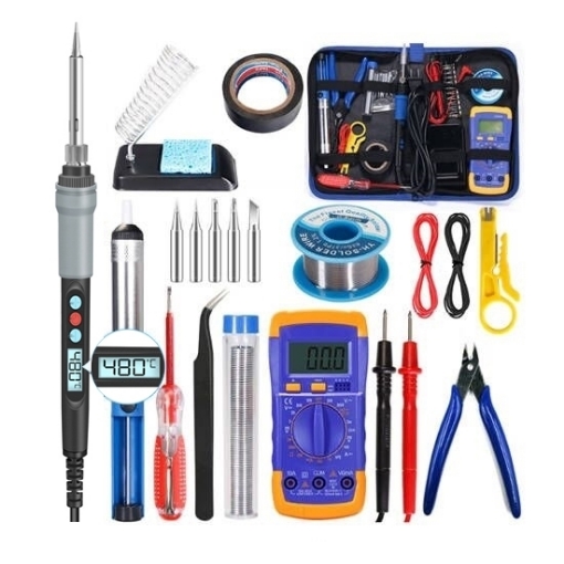 Electric Digital Soldering Iron Kit, 100W