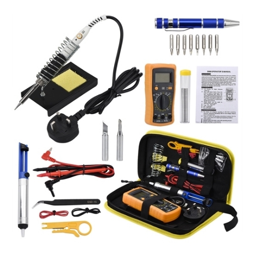 Electric Soldering Iron Kit, 60W, 2PCS Tips