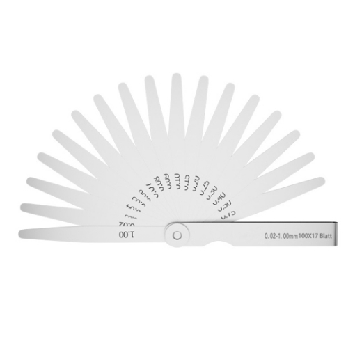 0.01-3mm Metric Feeler Gauge, 45 Blades