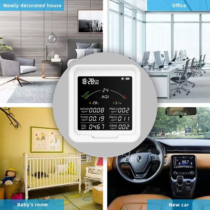 Air quality monitor home application