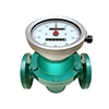 Oval gear flow meter for oil