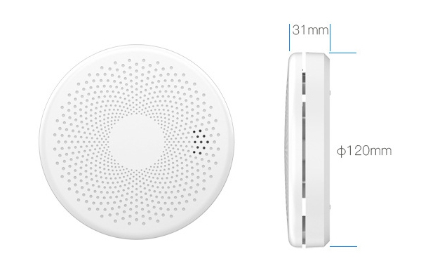 Combo smoke CO detector dimension