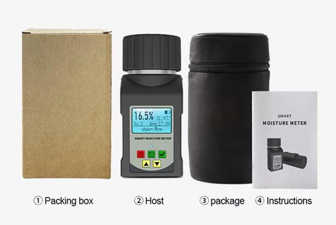 Digital grain moisture detector packaging