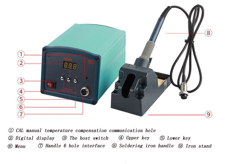 Digital soldering station