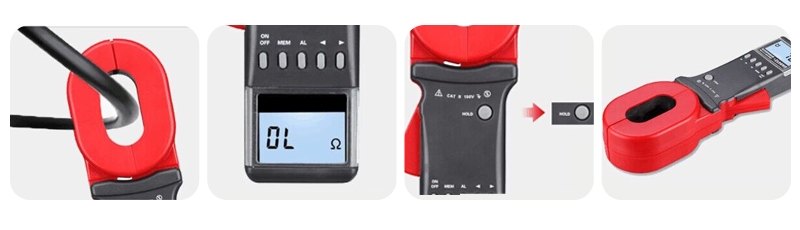 Earth clamp meter feature