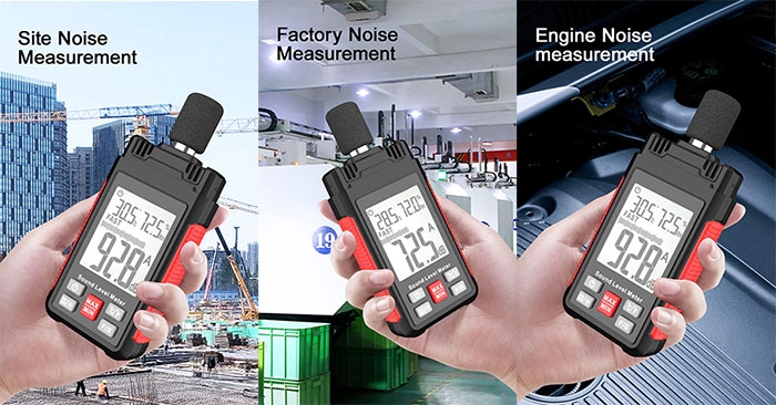 Handheld sound level meter applications