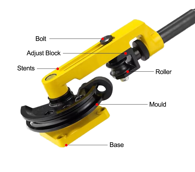 Manual pipe bender details