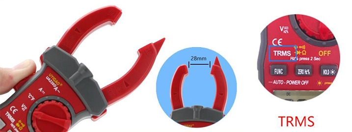 Mini clamp multimeter detail