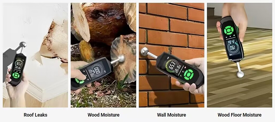 Moisture meter for walls application