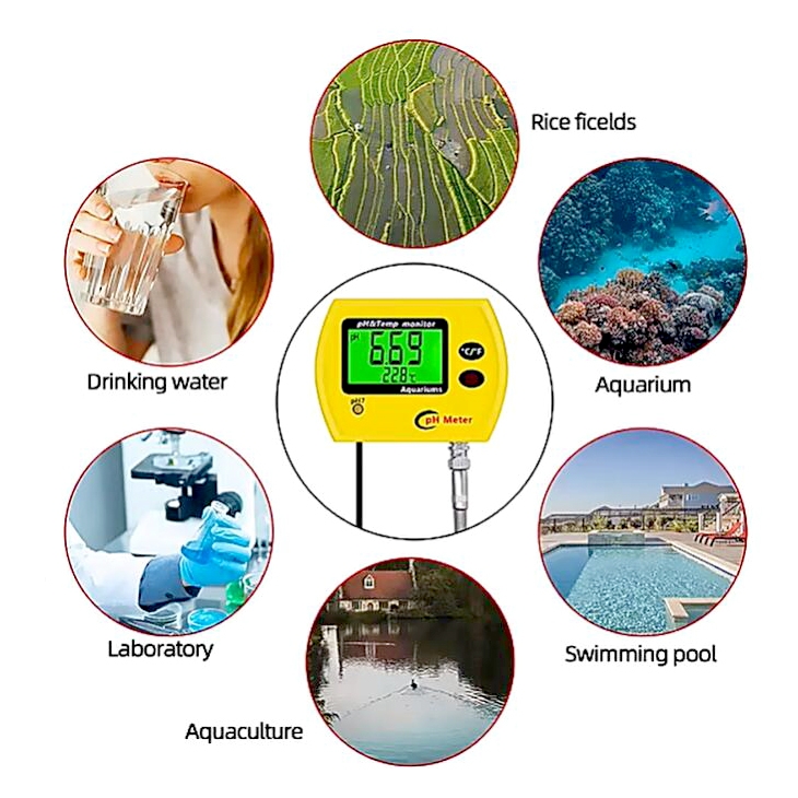 pH meter for fish tank application