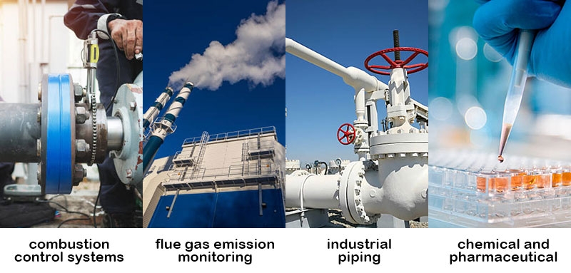 Thermal gas mass flow meter application