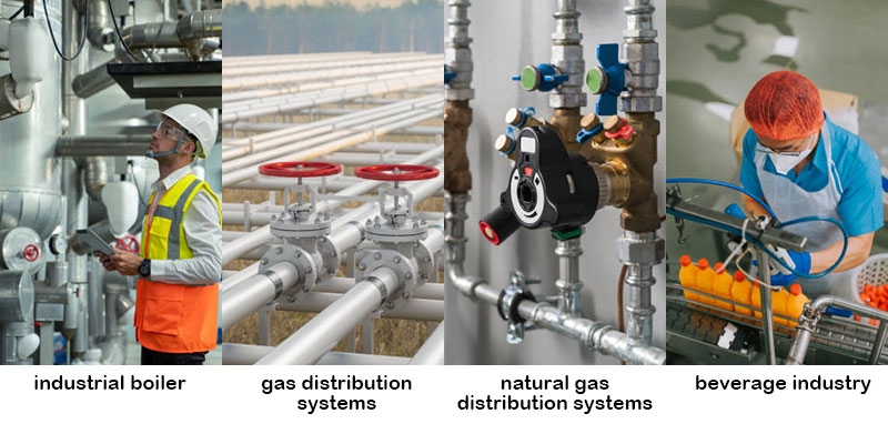 Vortex flow meter application